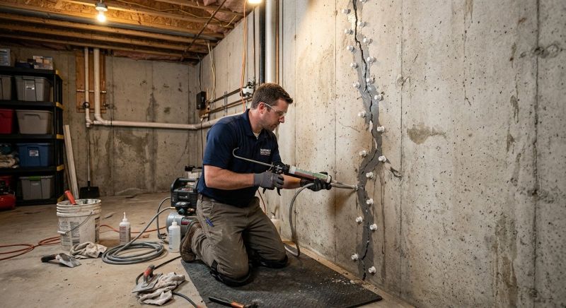 Basement Crack Repair in Estero, FL