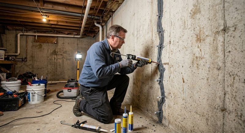 Basement Crack Repair in Estero, FL