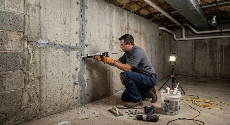 Basement Crack Repair in Estero, FL