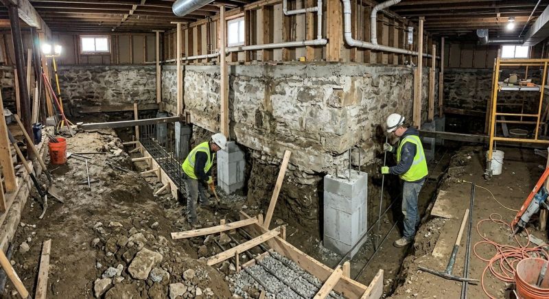 Basement Underpinning in Estero, FL