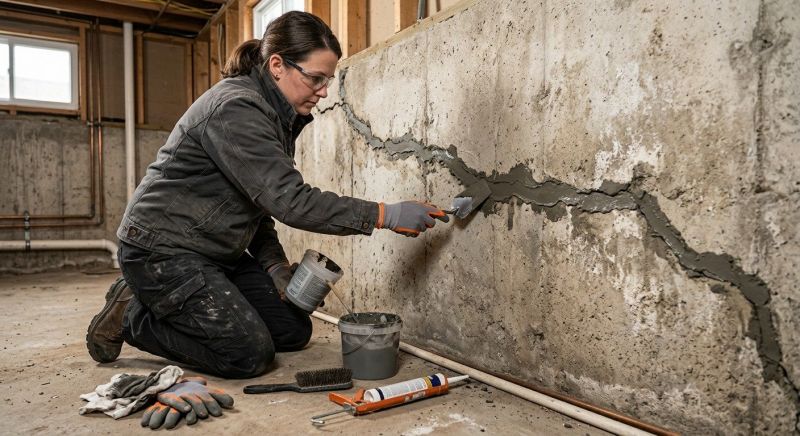 Cracked Basement Floor Repair in Estero, FL