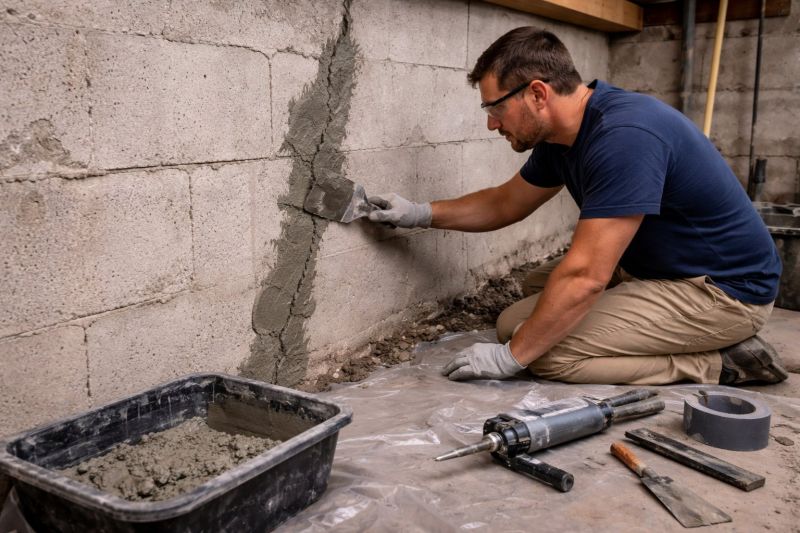 Foundation Crack Repair in Collier County, FL
