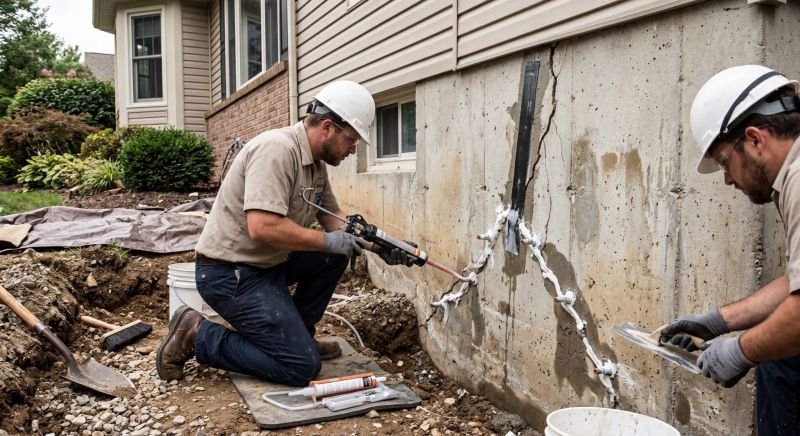 Foundation Crack Sealing in Estero, FL