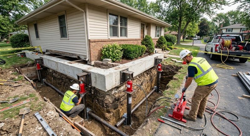 Foundation Jacking in Lee County, FL
