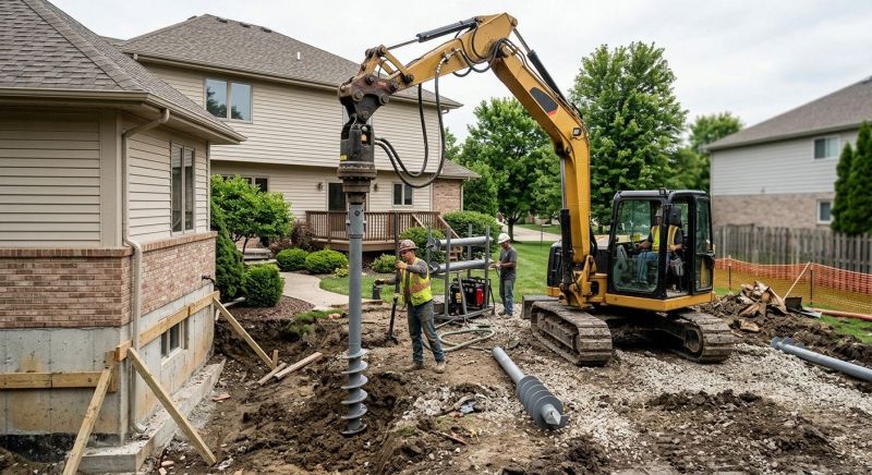 Helical Pile Installation in Estero, FL