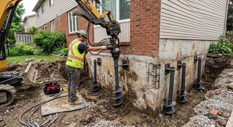 Helical Pile Installation in Estero, FL