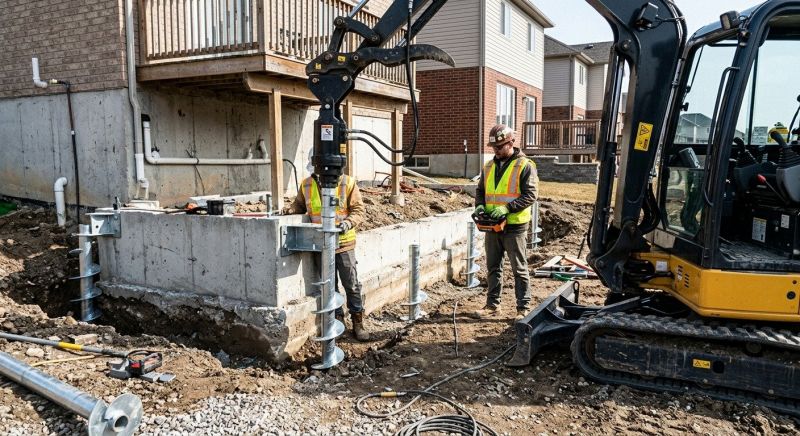 Helical Pile Installation in Estero, FL