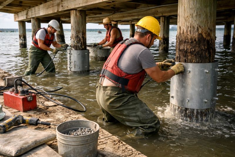 Piling Repair in Lee County, FL